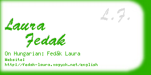 laura fedak business card
